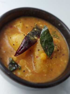 Yam, Coconut and Plantain Kootu