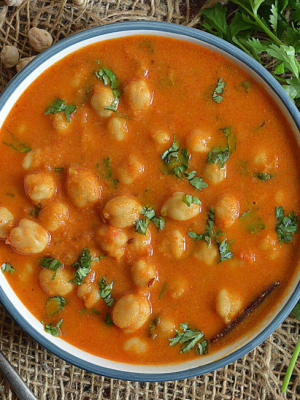 Chana Masala Naga Chana Masala